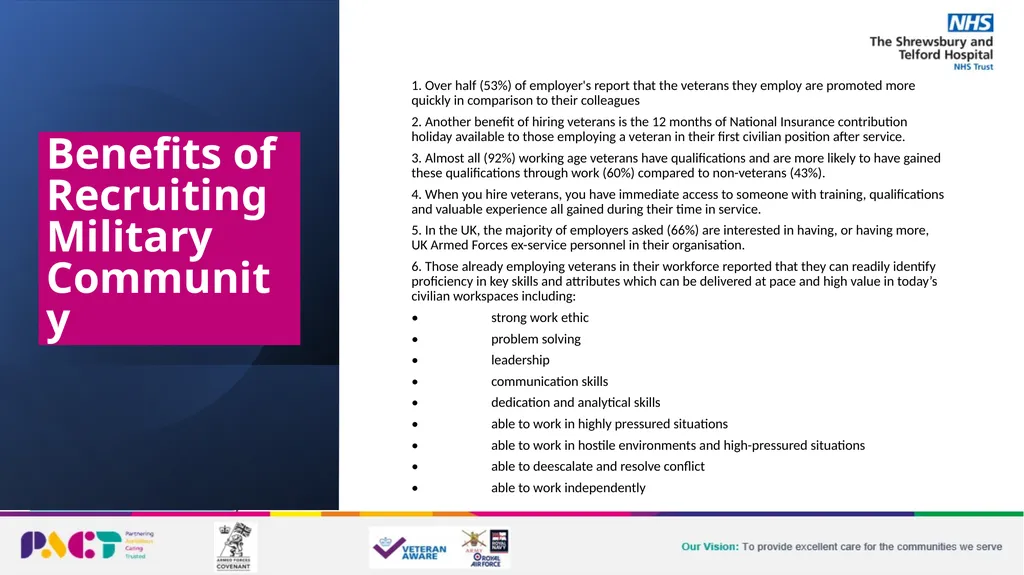 Armed Forces Community Recruitment Guide Manager’s - slide 5 of 24