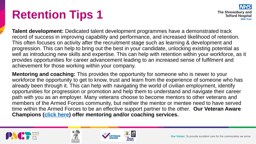 Armed Forces Community Recruitment Guide Manager’s - slide 12 of 24