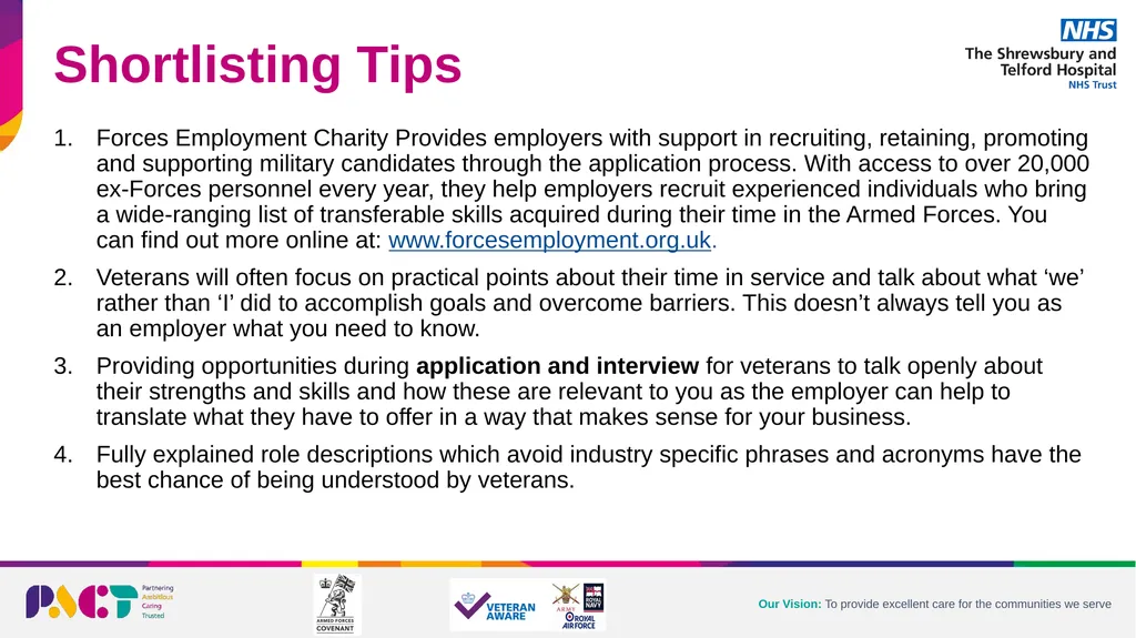 Armed Forces Community Recruitment Guide Manager’s - slide 7 of 24