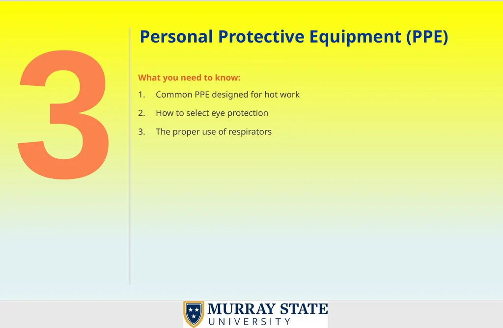 Welding and Hot Work What is Hot Work? Hot work - slide 18 of 39