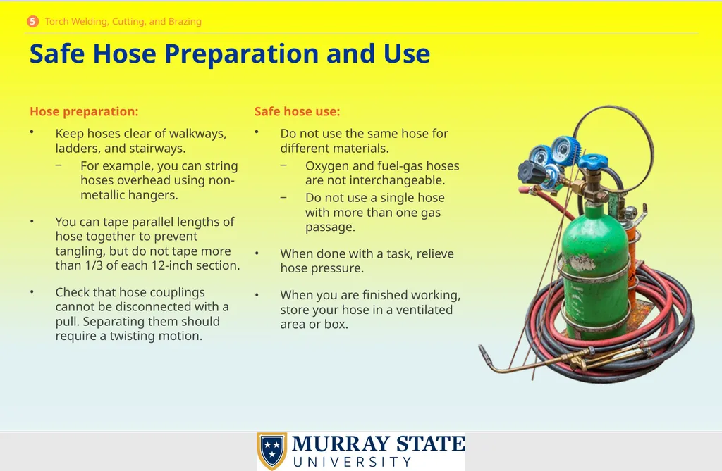 Welding and Hot Work What is Hot Work? Hot work - slide 30 of 39