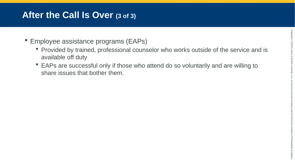 Workforce Safety and Wellness CHAPTER 2 - slide 61 of 62