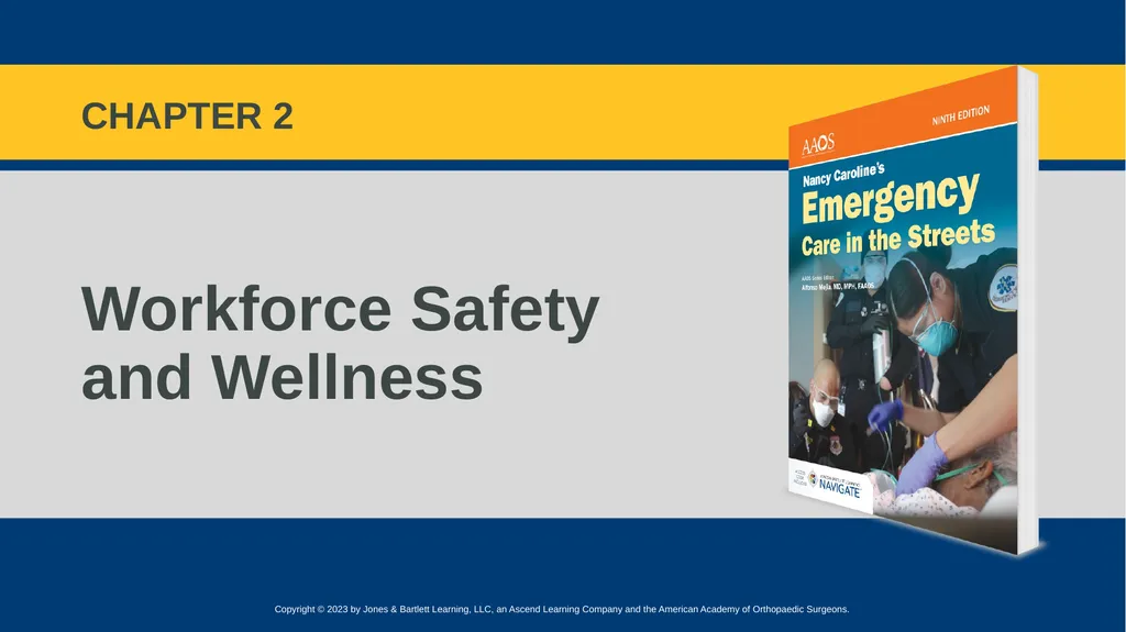 Workforce Safety and Wellness CHAPTER 2 - slide 1 of 62