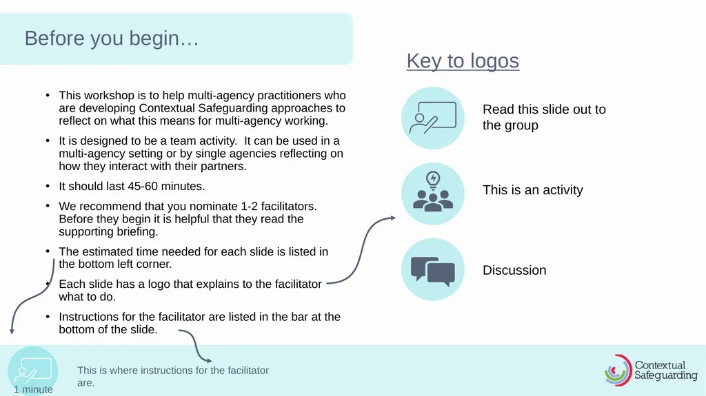 Before you begin… This workshop is to help - slide 2 of 26