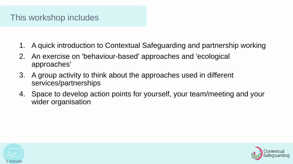 Before you begin… This workshop is to help - slide 3 of 26