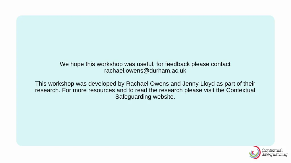 Before you begin… This workshop is to help - slide 26 of 26