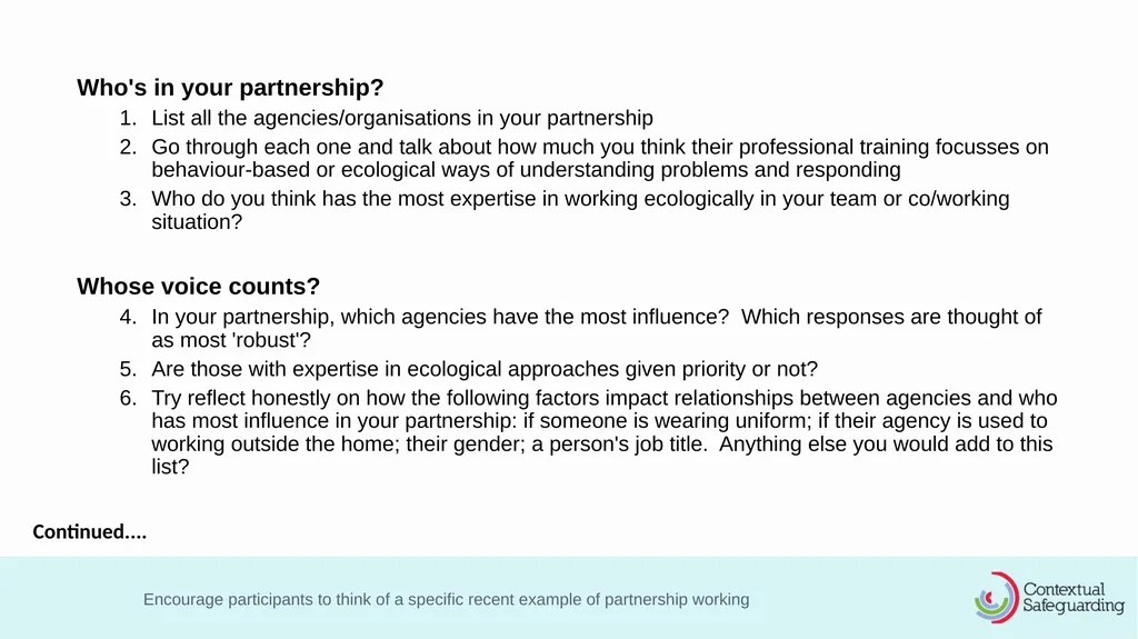 Before you begin… This workshop is to help - slide 20 of 26