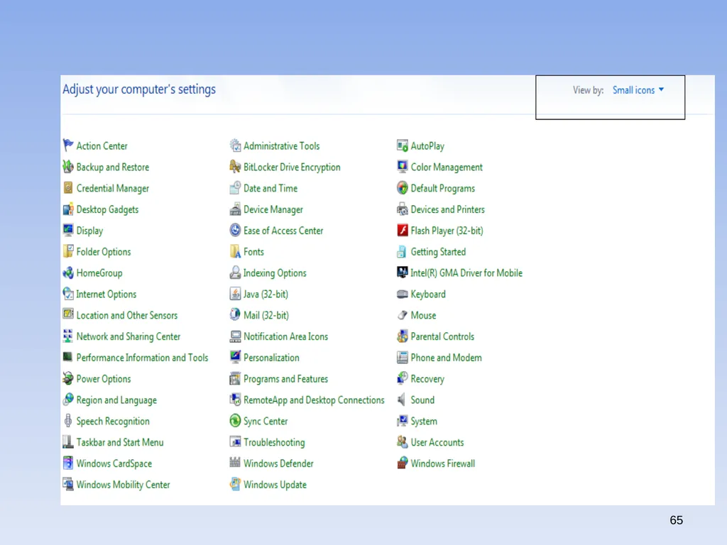 1 Windows 7 by Qais A. Marji Windows 7 Windows - slide 65 of 88
