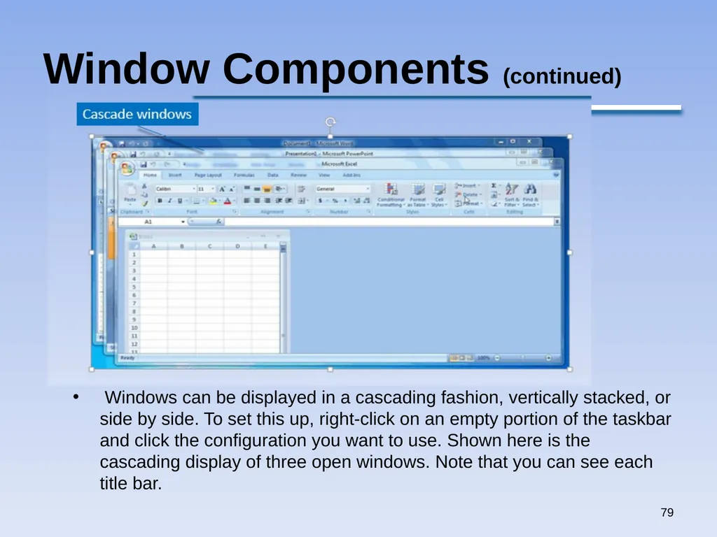 1 Windows 7 by Qais A. Marji Windows 7 Windows - slide 79 of 88