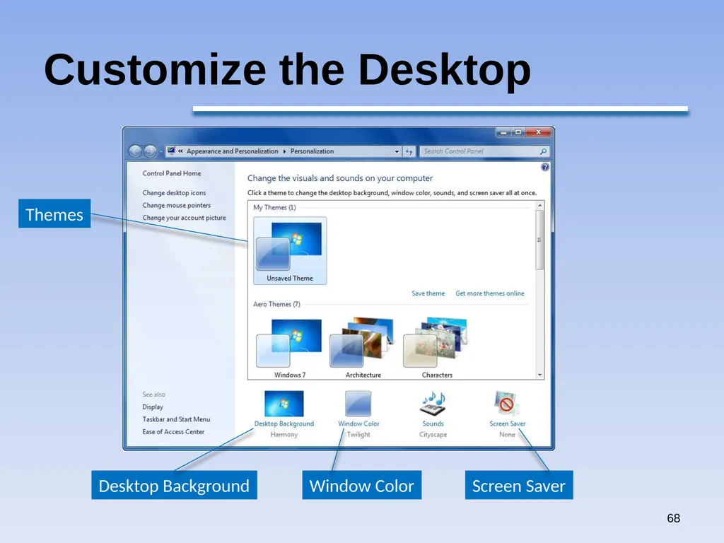 1 Windows 7 by Qais A. Marji Windows 7 Windows - slide 68 of 88
