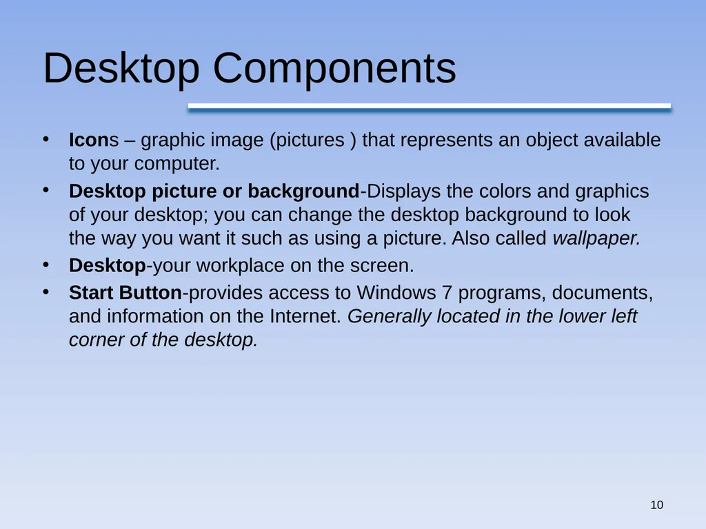 1 Windows 7 by Qais A. Marji Windows 7 Windows - slide 10 of 88