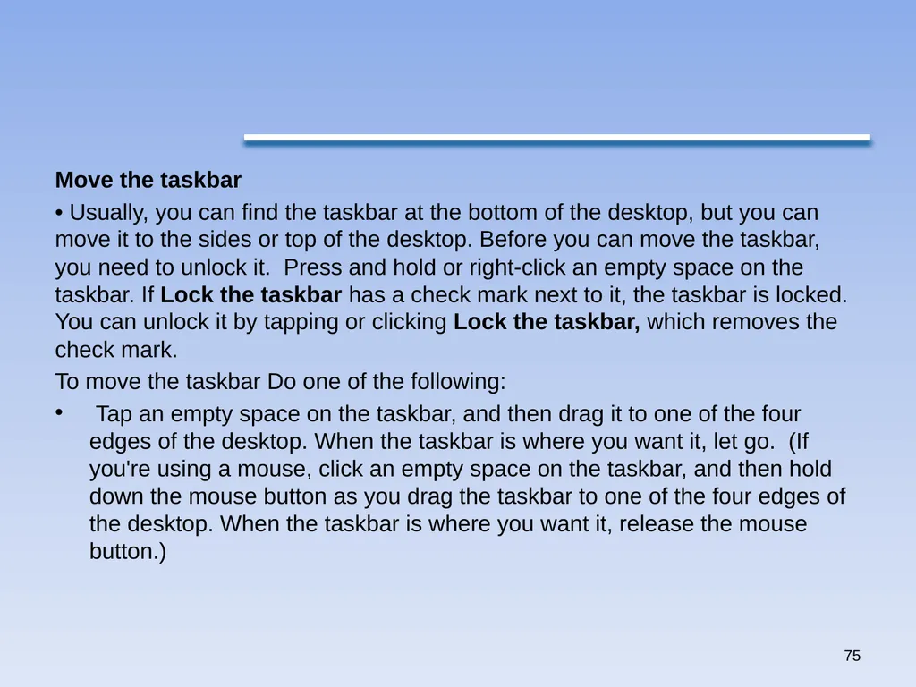 1 Windows 7 by Qais A. Marji Windows 7 Windows - slide 75 of 88