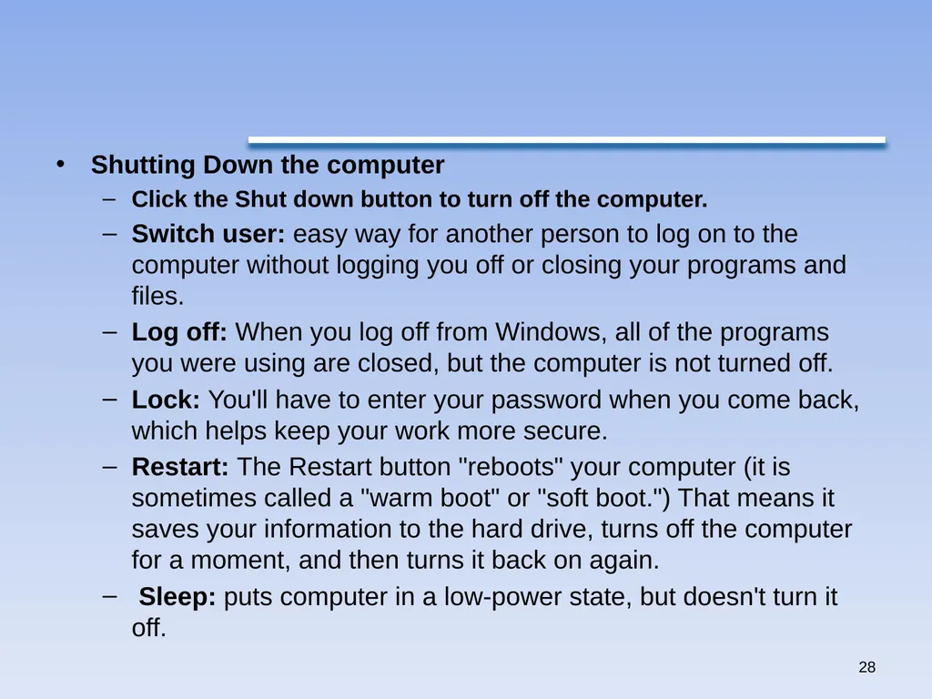 1 Windows 7 by Qais A. Marji Windows 7 Windows - slide 28 of 88
