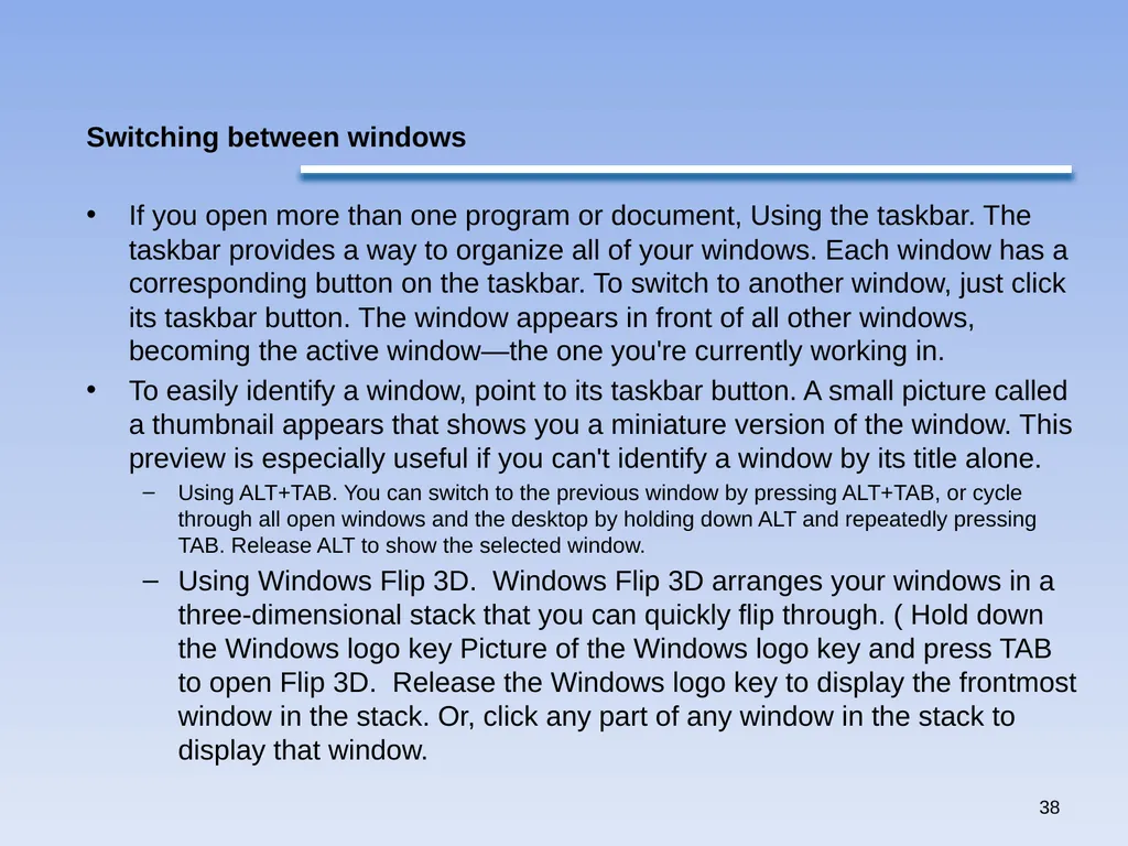 1 Windows 7 by Qais A. Marji Windows 7 Windows - slide 38 of 88