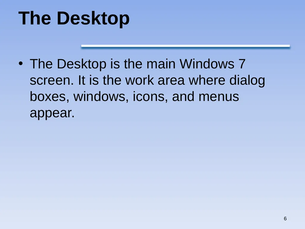 1 Windows 7 by Qais A. Marji Windows 7 Windows - slide 6 of 88