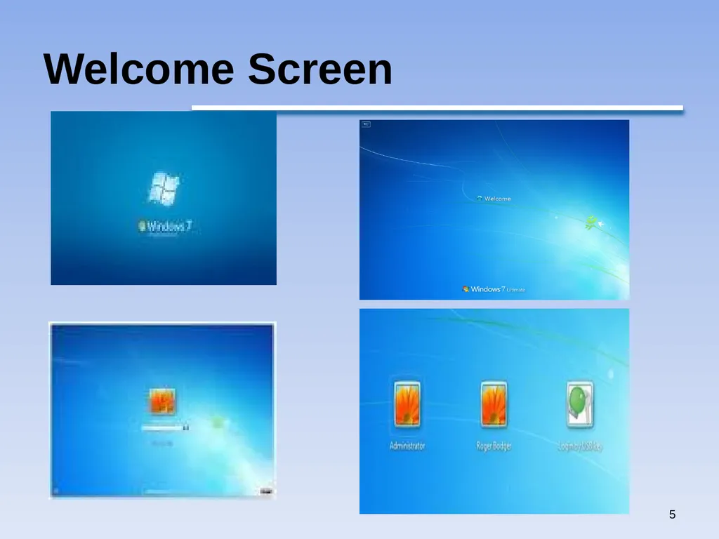 1 Windows 7 by Qais A. Marji Windows 7 Windows - slide 5 of 88