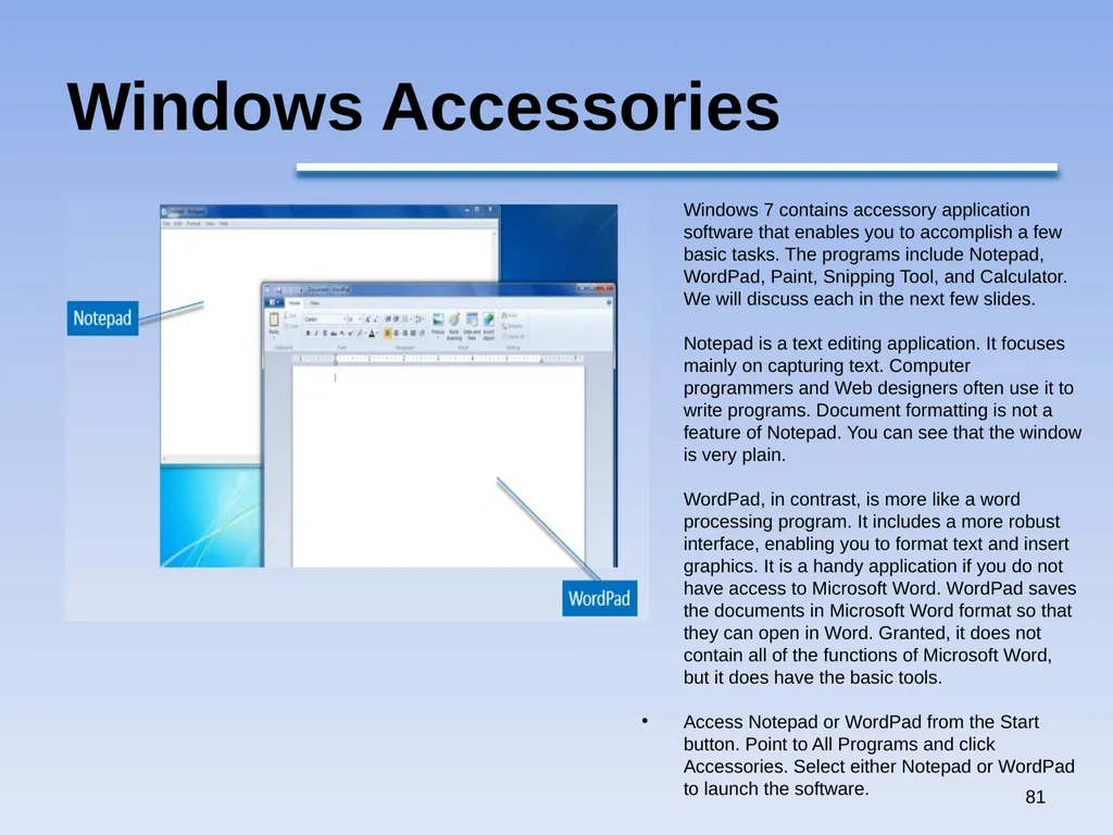 1 Windows 7 by Qais A. Marji Windows 7 Windows - slide 81 of 88