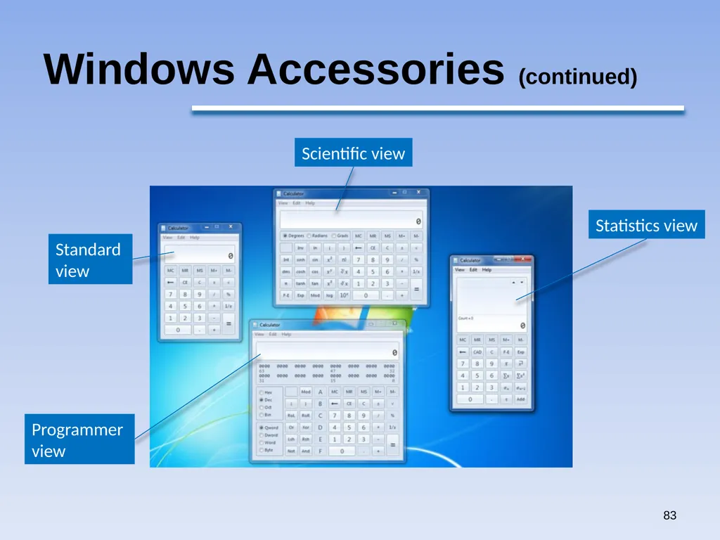 1 Windows 7 by Qais A. Marji Windows 7 Windows - slide 83 of 88