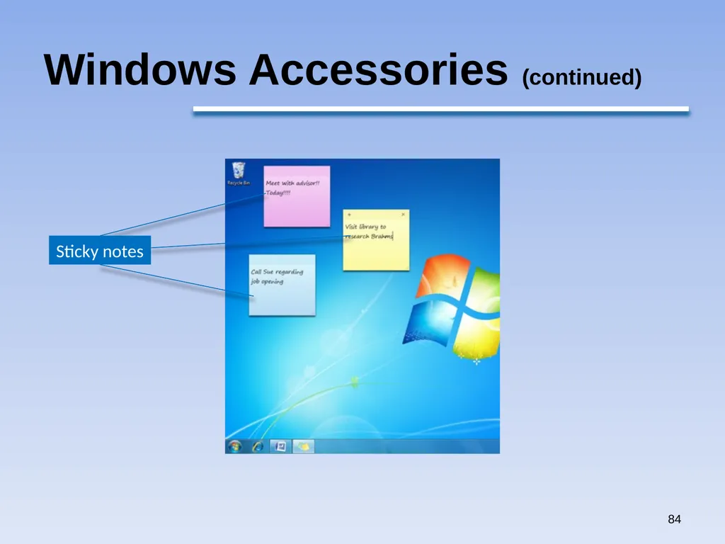 1 Windows 7 by Qais A. Marji Windows 7 Windows - slide 84 of 88