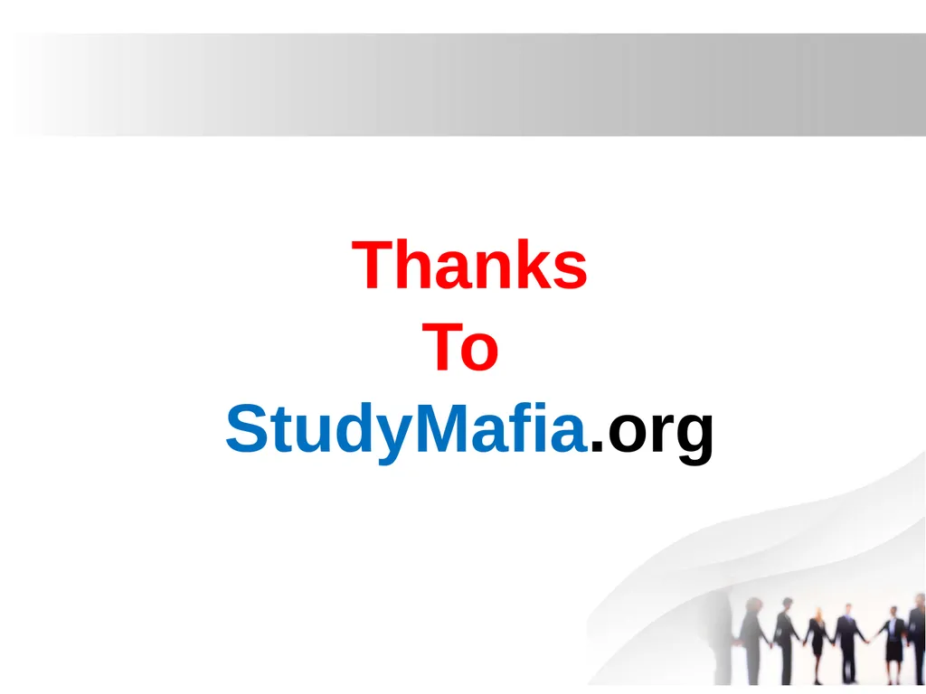 StudyMafia.Org Submitted To: Submitted By: - slide 19 of 19
