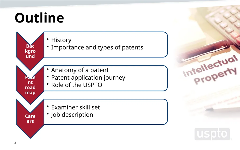 Brent Fairbanks Primary Examiner, Assistant - slide 3 of 64