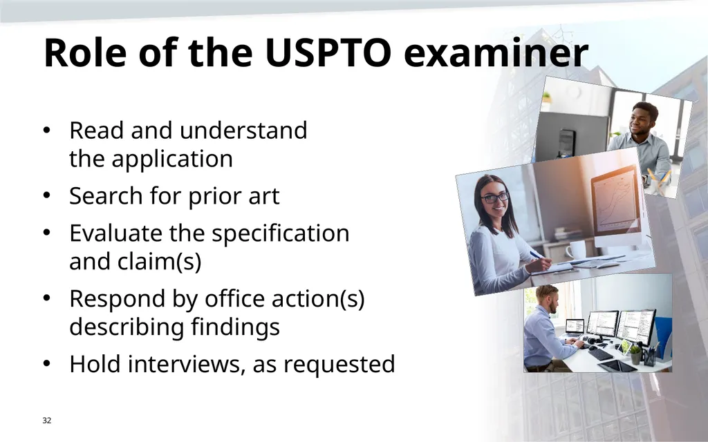 Brent Fairbanks Primary Examiner, Assistant - slide 31 of 64