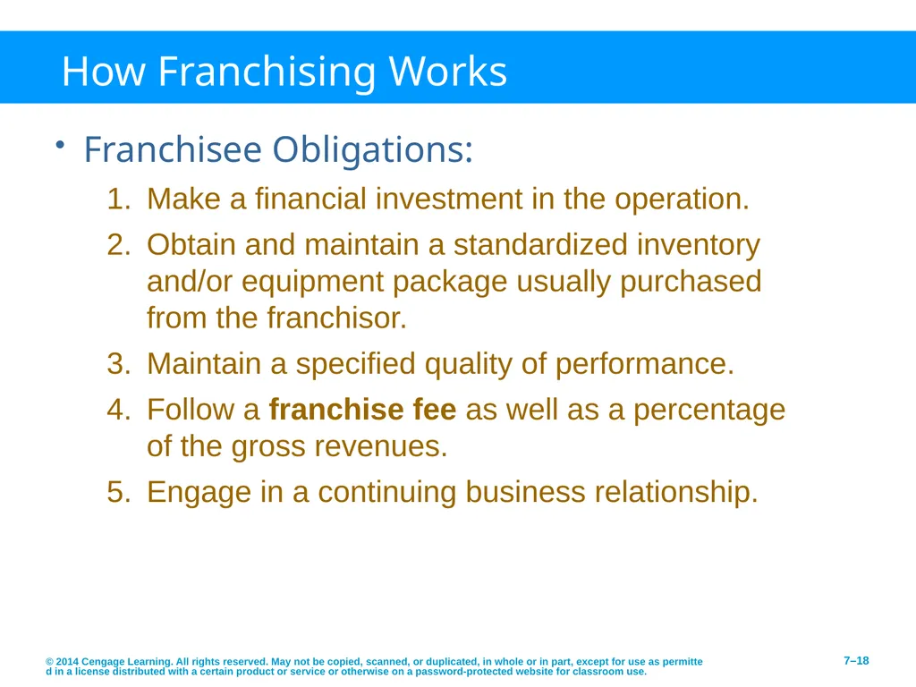 Pathways to Entrepreneurial Ventures © 2014 - slide 18 of 27