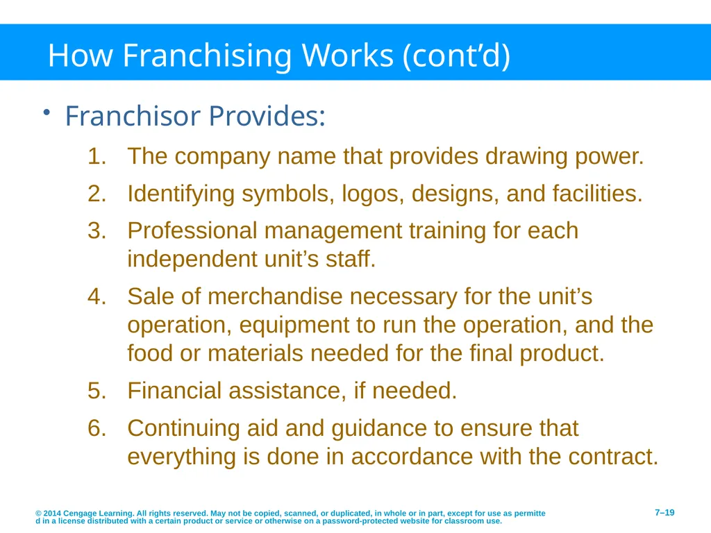 Pathways to Entrepreneurial Ventures © 2014 - slide 19 of 27