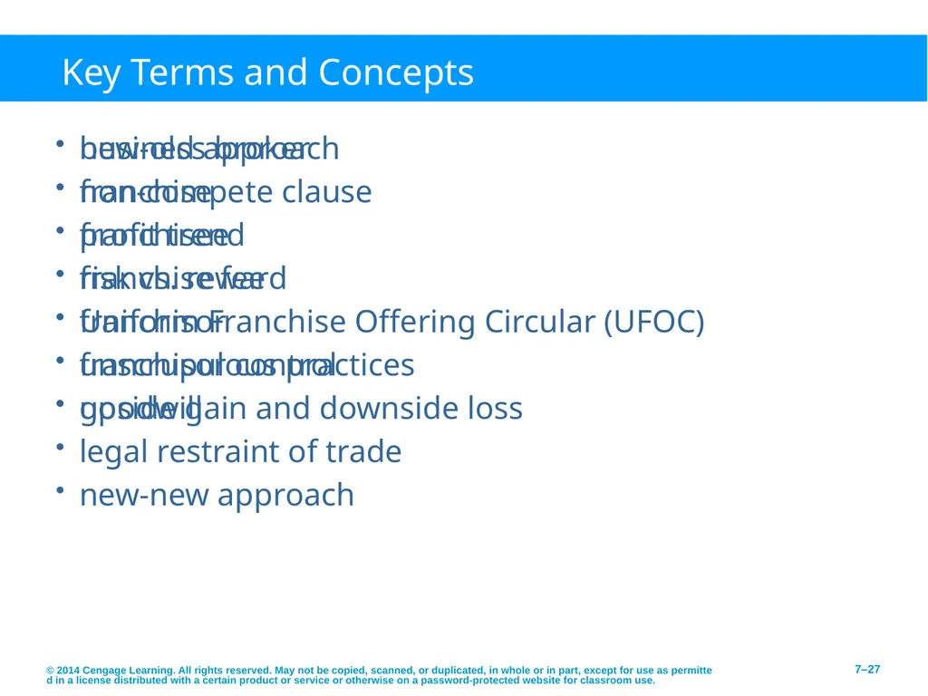 Pathways to Entrepreneurial Ventures © 2014 - slide 27 of 27