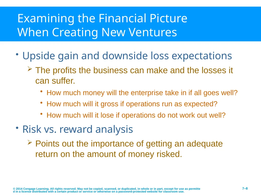 Pathways to Entrepreneurial Ventures © 2014 - slide 8 of 27
