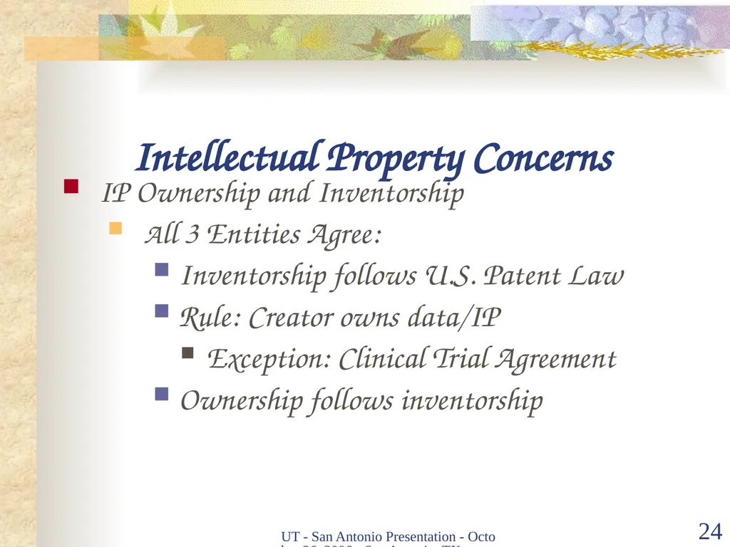 Intellectual Property Basics and Sticking Points - slide 23 of 56