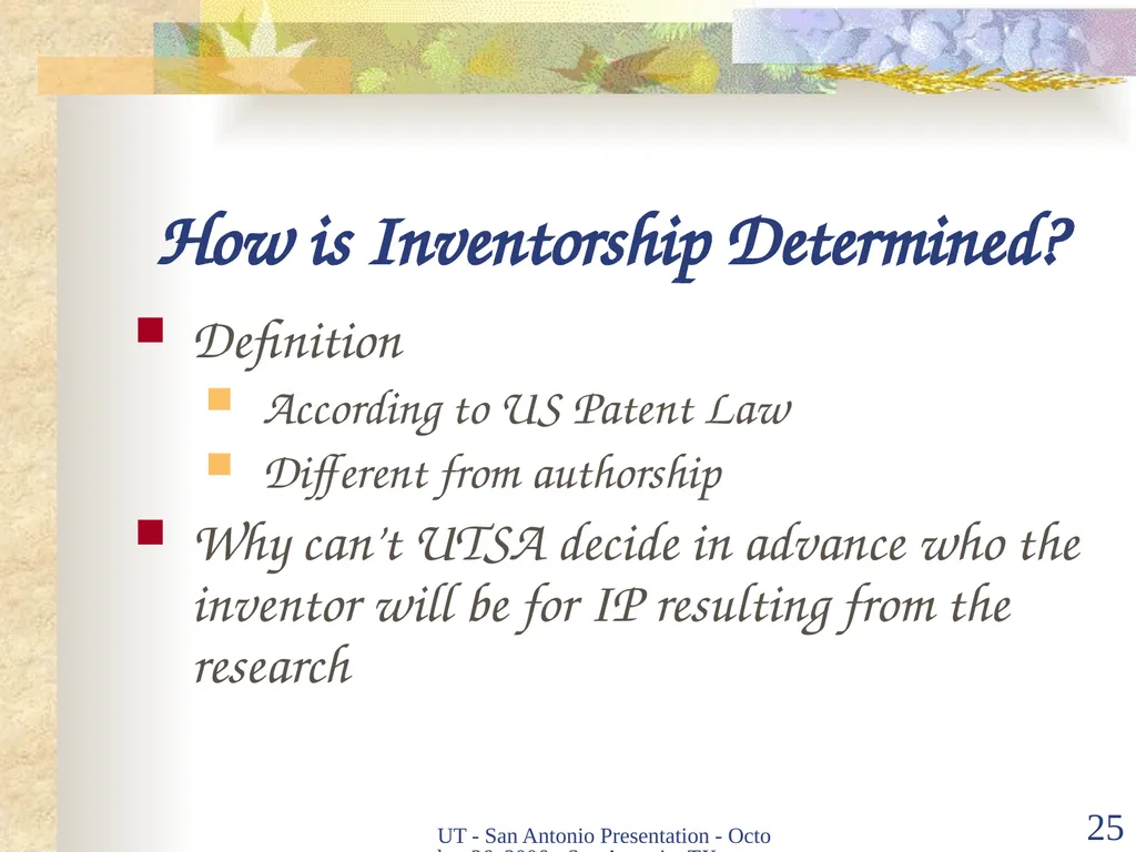 Intellectual Property Basics and Sticking Points - slide 24 of 56