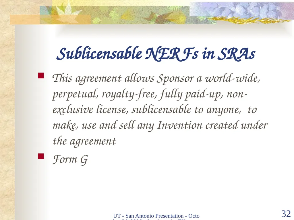 Intellectual Property Basics and Sticking Points - slide 31 of 56