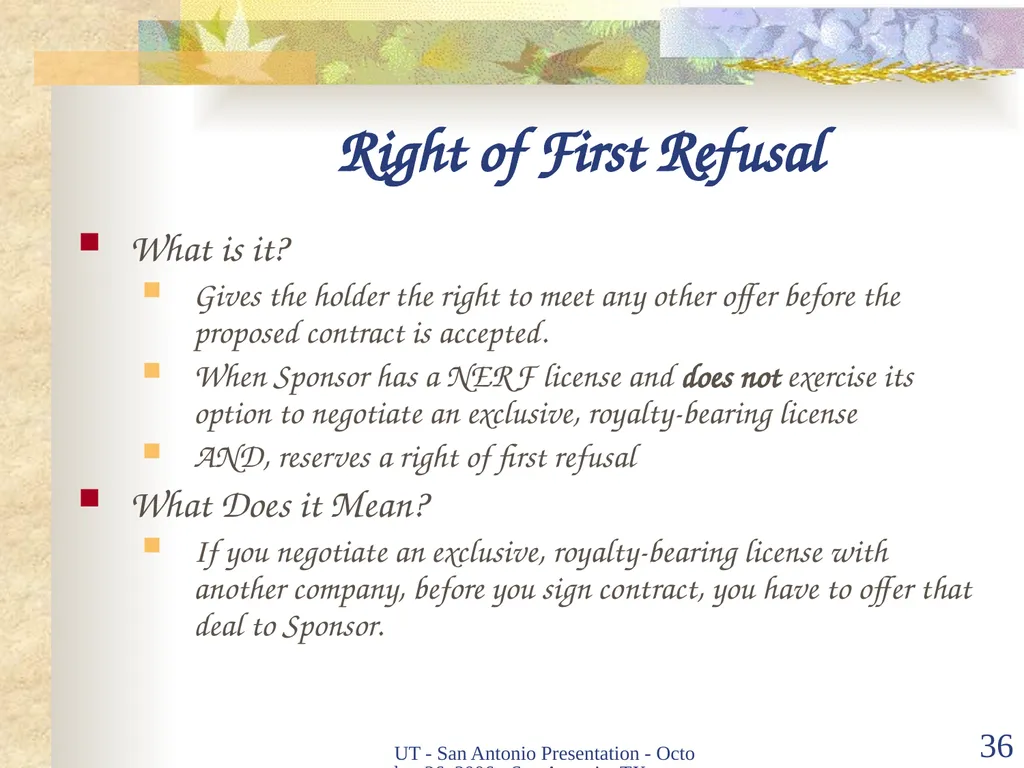 Intellectual Property Basics and Sticking Points - slide 35 of 56