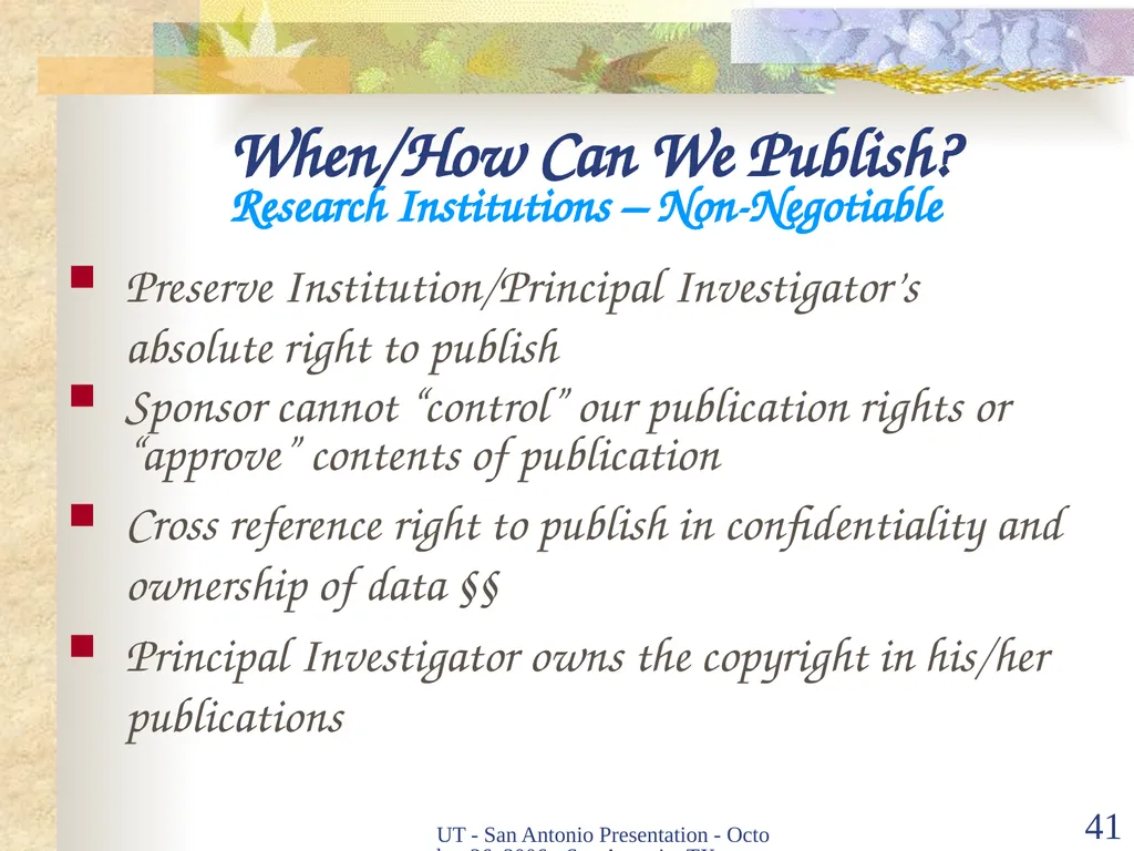 Intellectual Property Basics and Sticking Points - slide 40 of 56