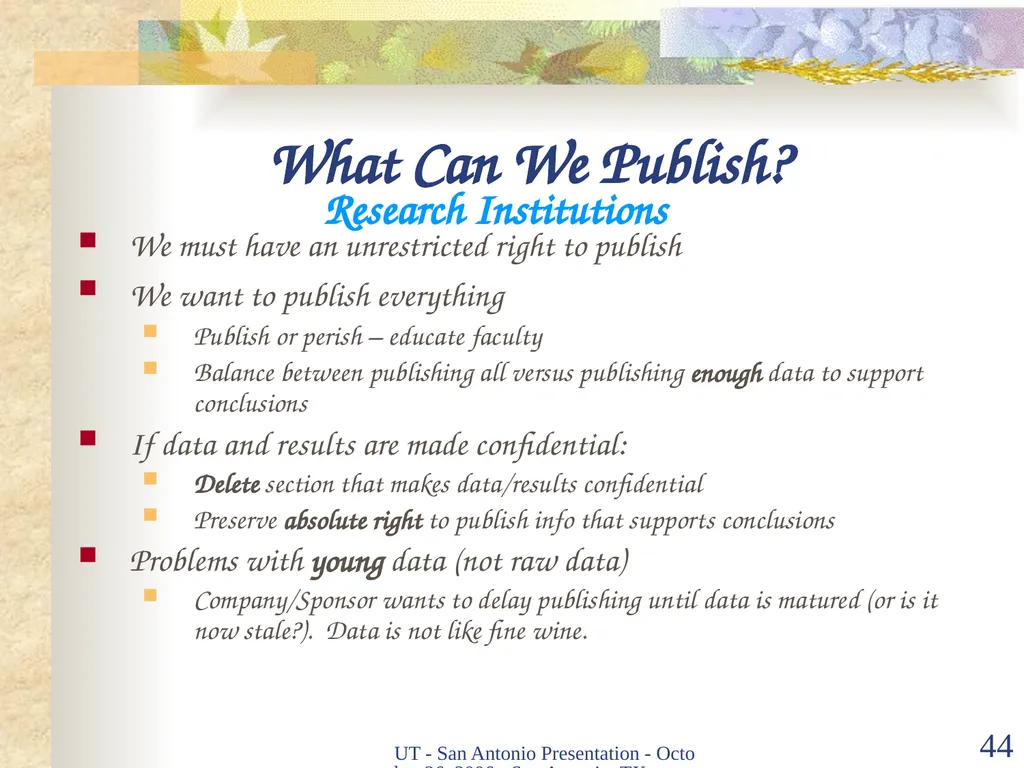 Intellectual Property Basics and Sticking Points - slide 42 of 56