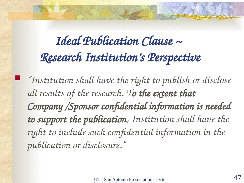 Intellectual Property Basics and Sticking Points - slide 45 of 56
