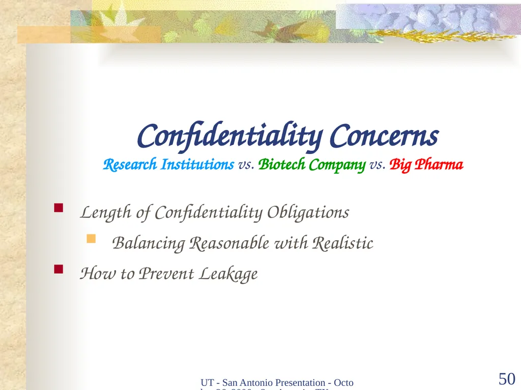 Intellectual Property Basics and Sticking Points - slide 48 of 56
