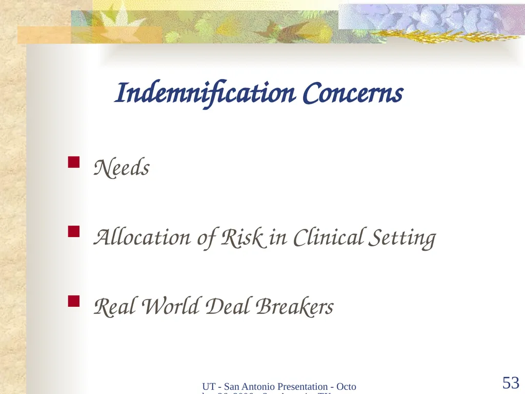 Intellectual Property Basics and Sticking Points - slide 51 of 56