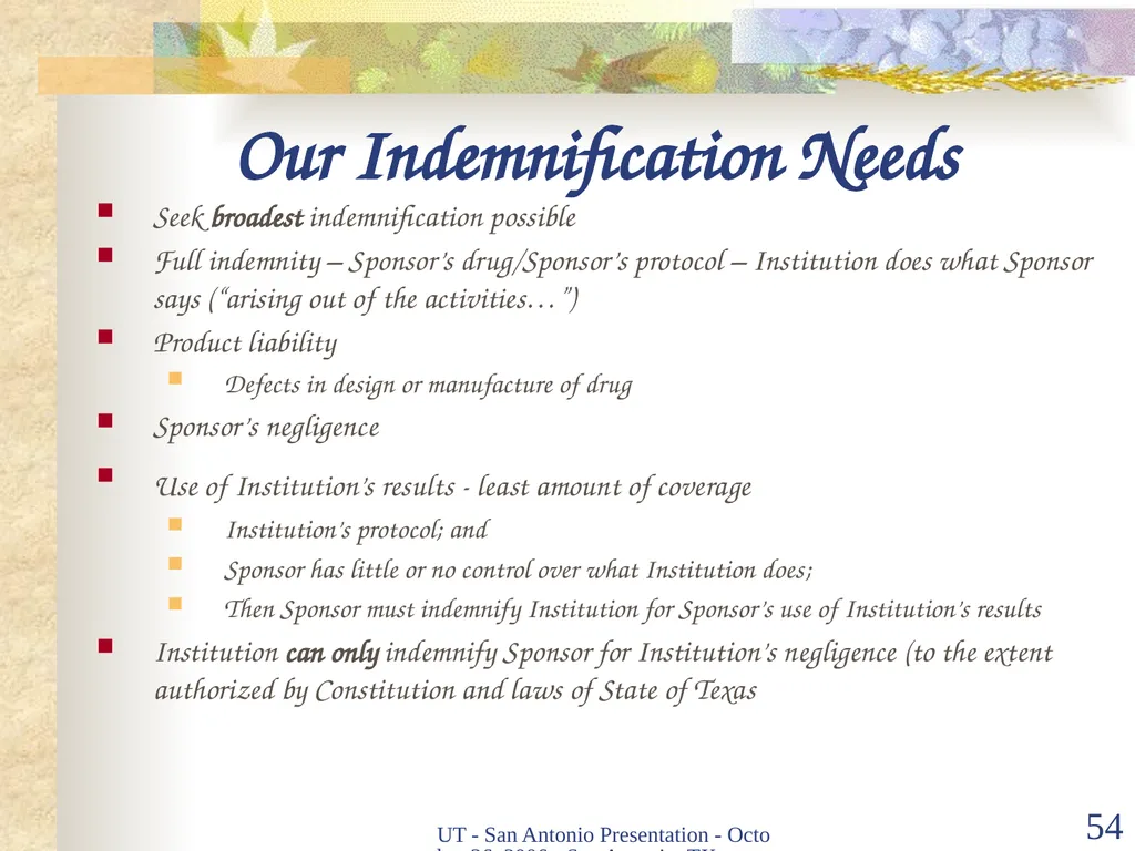Intellectual Property Basics and Sticking Points - slide 52 of 56