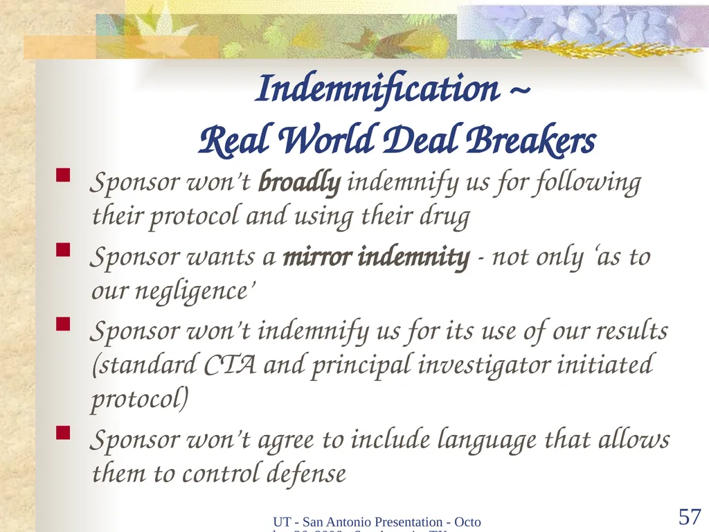 Intellectual Property Basics and Sticking Points - slide 55 of 56