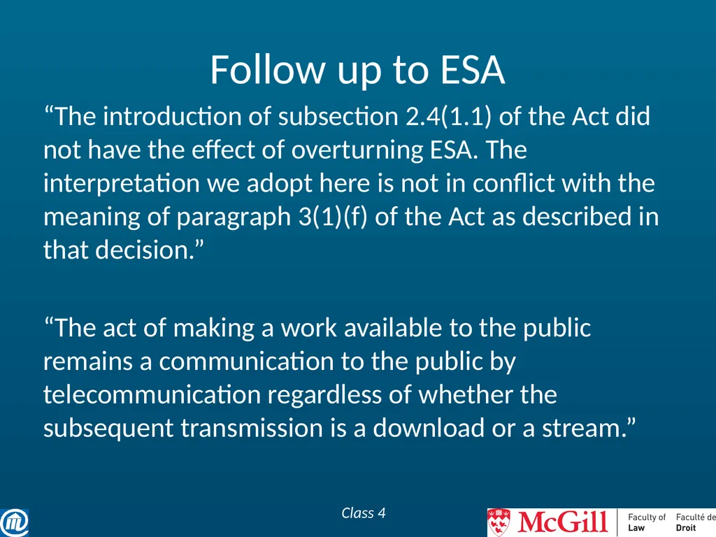 Class 4 – September 28 Still a touch of class - slide 69 of 87