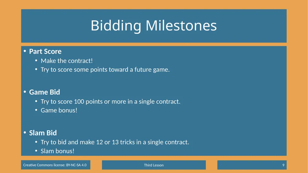 Basic Beginning Bridge Lesson 3 – Opening Suit - slide 9 of 13