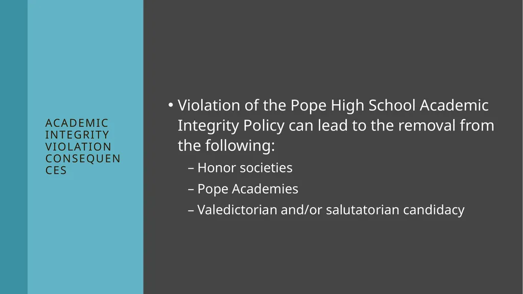 Welcome back to Pope high school August 1, 2024 - slide 36 of 43