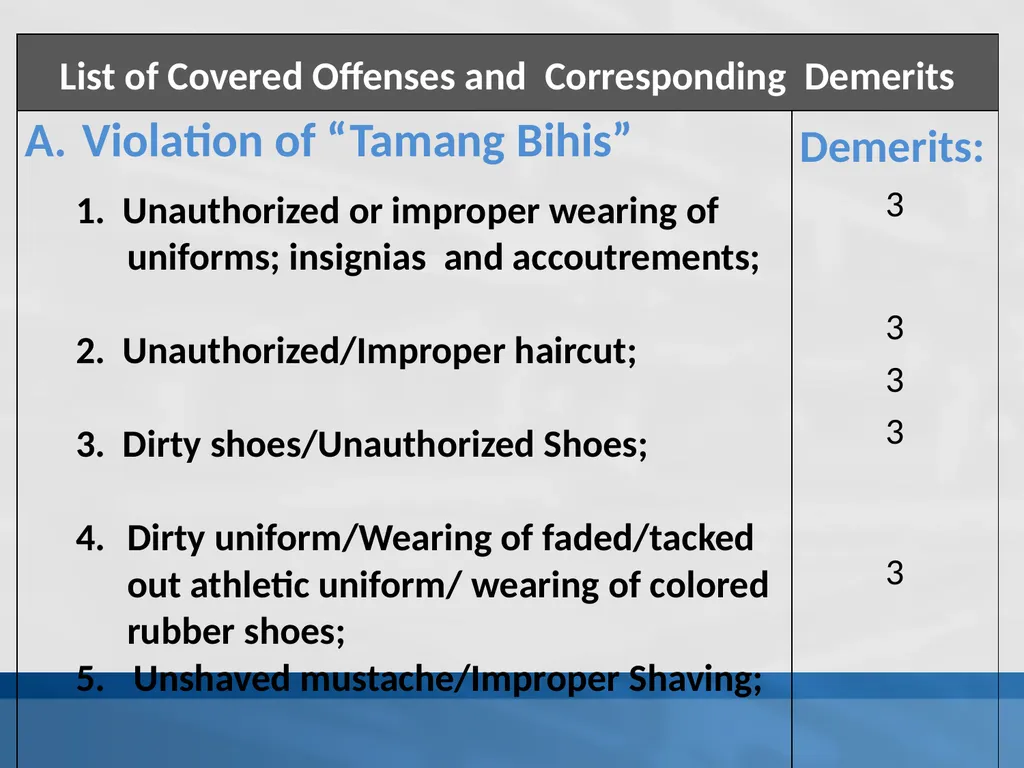 SUPPLEMENTAL GUIDELINES ON THE DELINQUENCY REPORT - slide 17 of 26