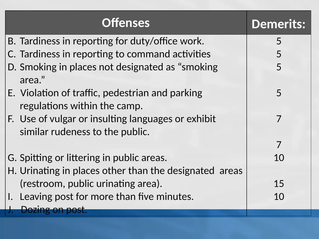 SUPPLEMENTAL GUIDELINES ON THE DELINQUENCY REPORT - slide 19 of 26