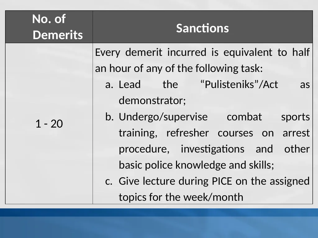 SUPPLEMENTAL GUIDELINES ON THE DELINQUENCY REPORT - slide 21 of 26