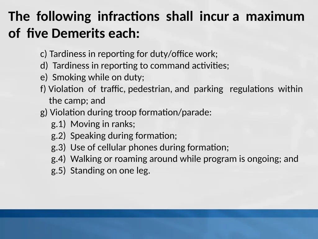 SUPPLEMENTAL GUIDELINES ON THE DELINQUENCY REPORT - slide 7 of 26