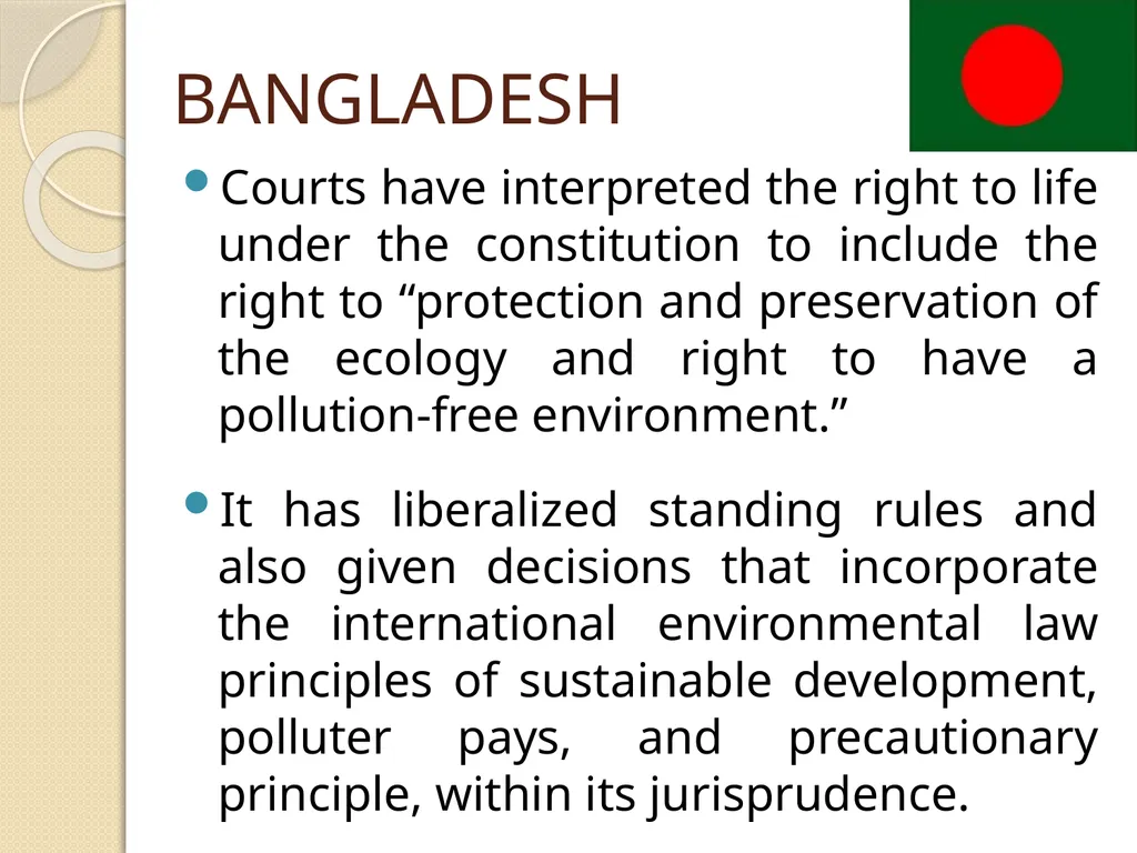 Asian Perspective on Environmental Law Binod - slide 7 of 15