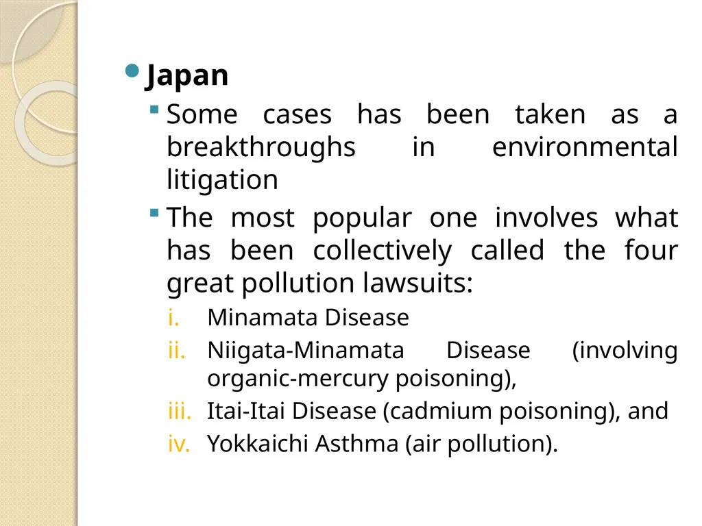 Asian Perspective on Environmental Law Binod - slide 13 of 15